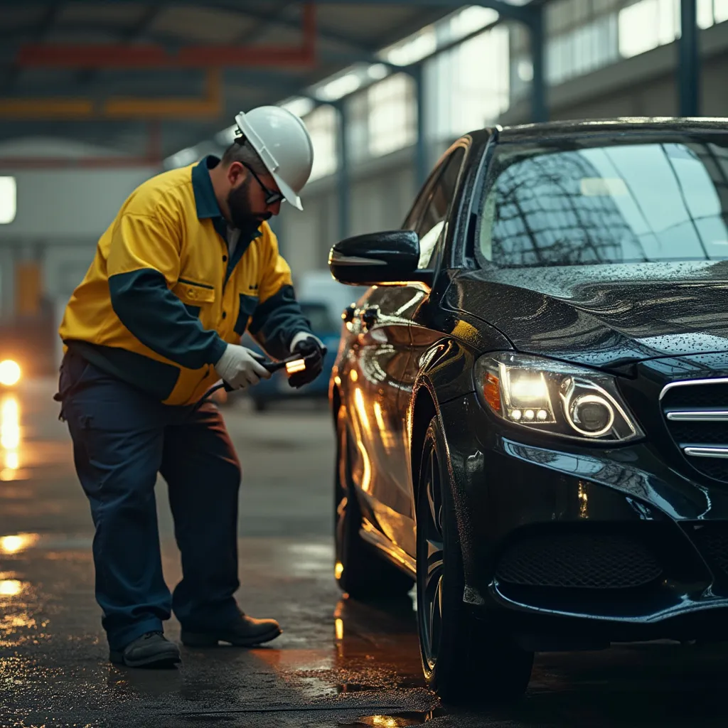 Detalles de componentes automotrices